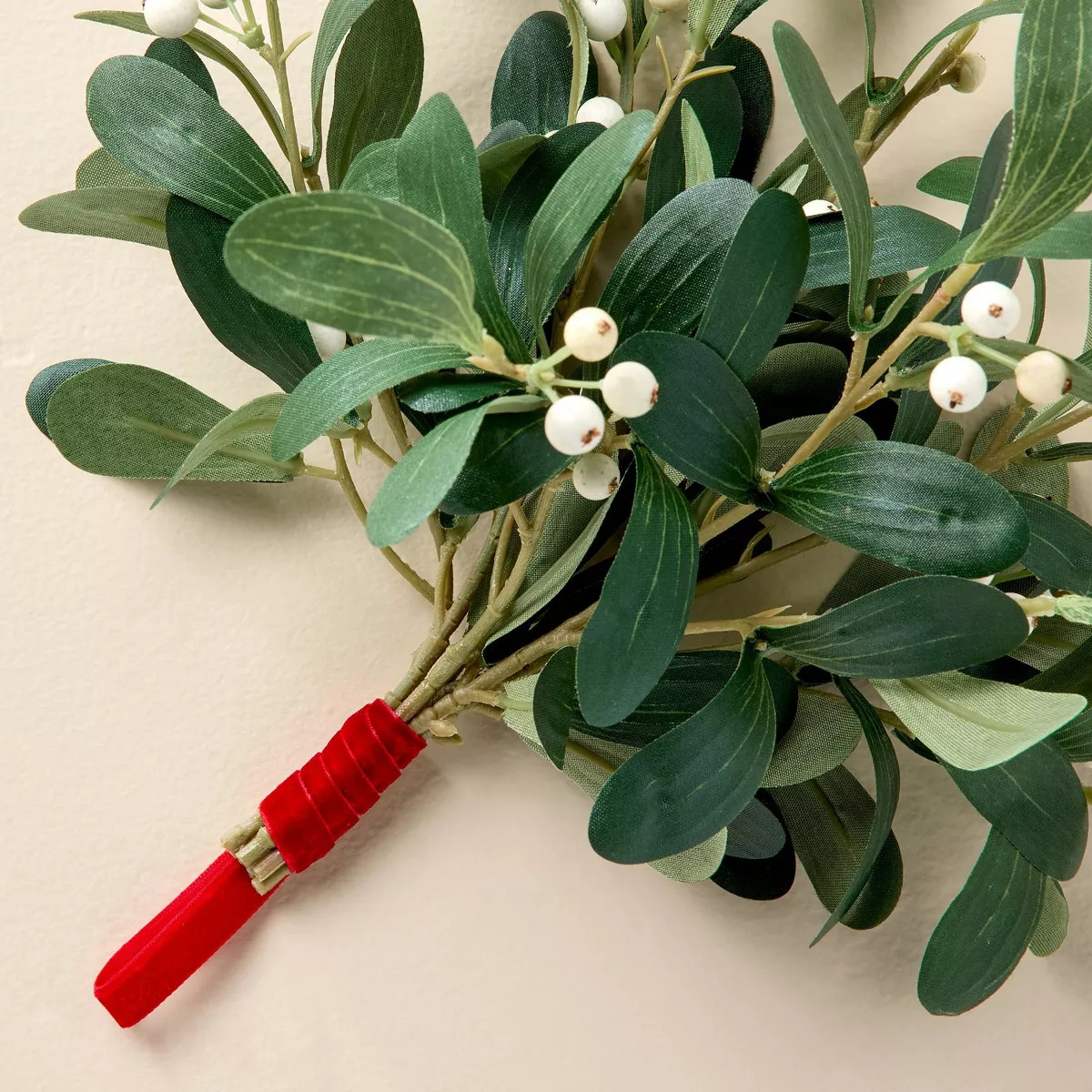 11" Faux Mistletoe & Snowberry Christmas Swag - Hearth & Hand™ with Magnolia | Target