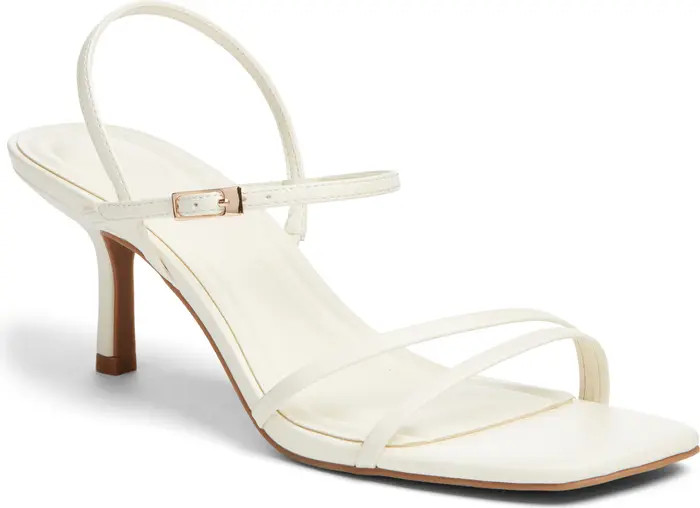 Open Edit Rania Square Toe Sandal (Women) | Nordstrom | Nordstrom