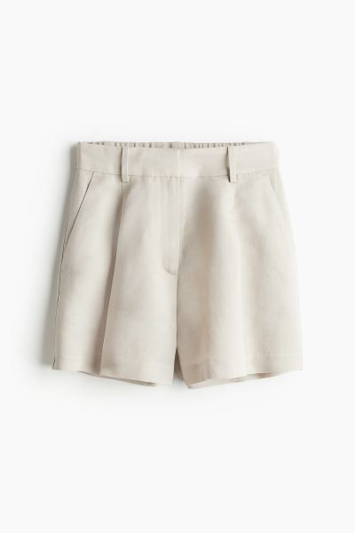 Pantalón corto en mezcla de lino | H&M (FR & IT & ES)