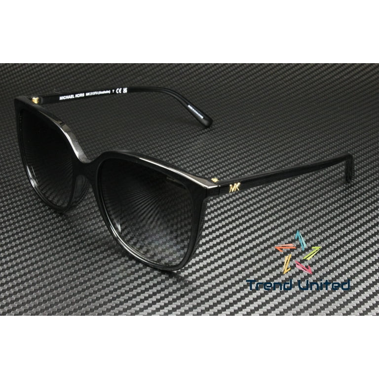 Michael Kors MK 2137U Plastic Womens Square Sunglasses Black 57mm Adult | Walmart (US)