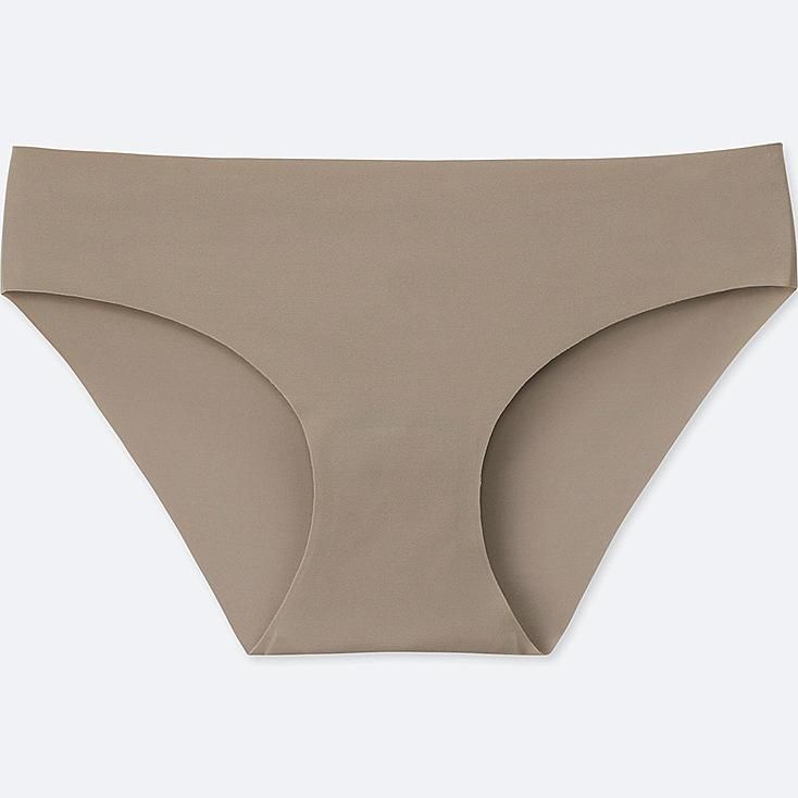 UNIQLO Women's Airism Ultra Seamless Bikini Shorts, Khaki, XS | UNIQLO (US)