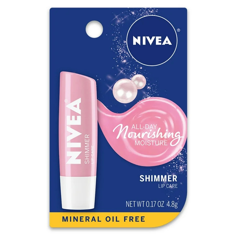NIVEA Shimmer Lip Care 0.17 oz. Carded Pack | Walmart (US)