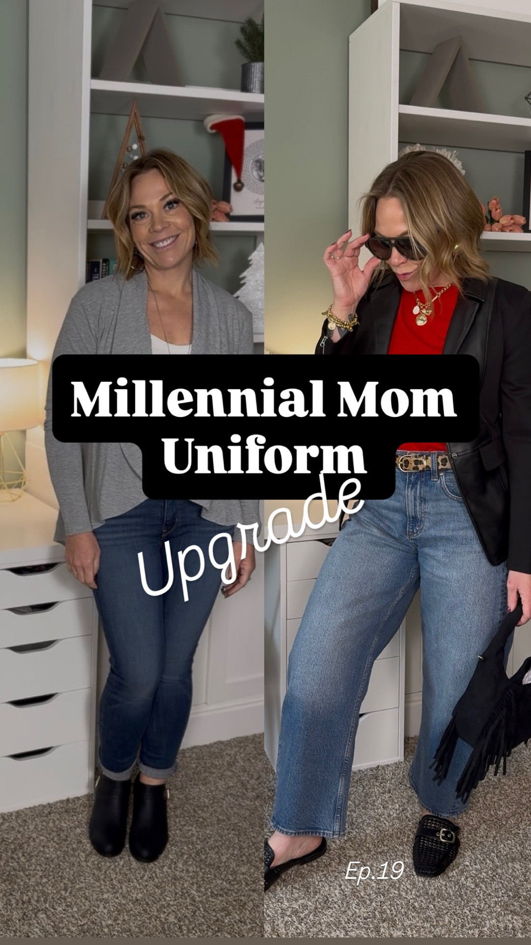 ✨Millennial mom uniform upgrade ep.19✨

This outfit walked… so this one could run😎

respectfully…
we’re not doing
 👖skinny jeans + waterfall cardigans anymore.

we’re doing
👖barrel denim (trust me on this one)
❤️a pop of color because we’re not boring
and a blazer that makes it look like we actually tried… even when we didn’t😎

a few better swaps
and the whole outfit feels different

because getting dressed in this season of life should feel easy…
but still cool😎 

SAVE this for when you’re not sure what to wear🫶 and SHARE it with your millennial mom bestie✌️

millennial mom outfits, how to update your style, what to wear instead of skinny jeans, barrel leg jeans outfit, modern mom outfits, elevate casual outfits, blazer outfit ideas for women, casual chic mom style, outfit ideas for women 30s 40s, how to look put together everyday

#LTKOver40 #LTKootd #LTKgrwm