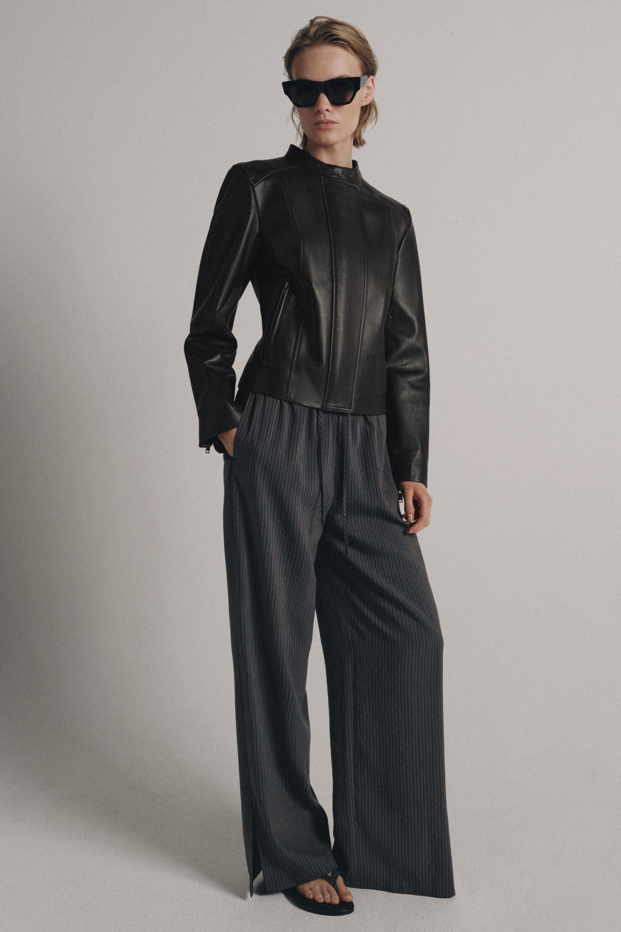 ZW COLLECTION LIMITED EDITION 100% LEATHER JACKET | Zara AU