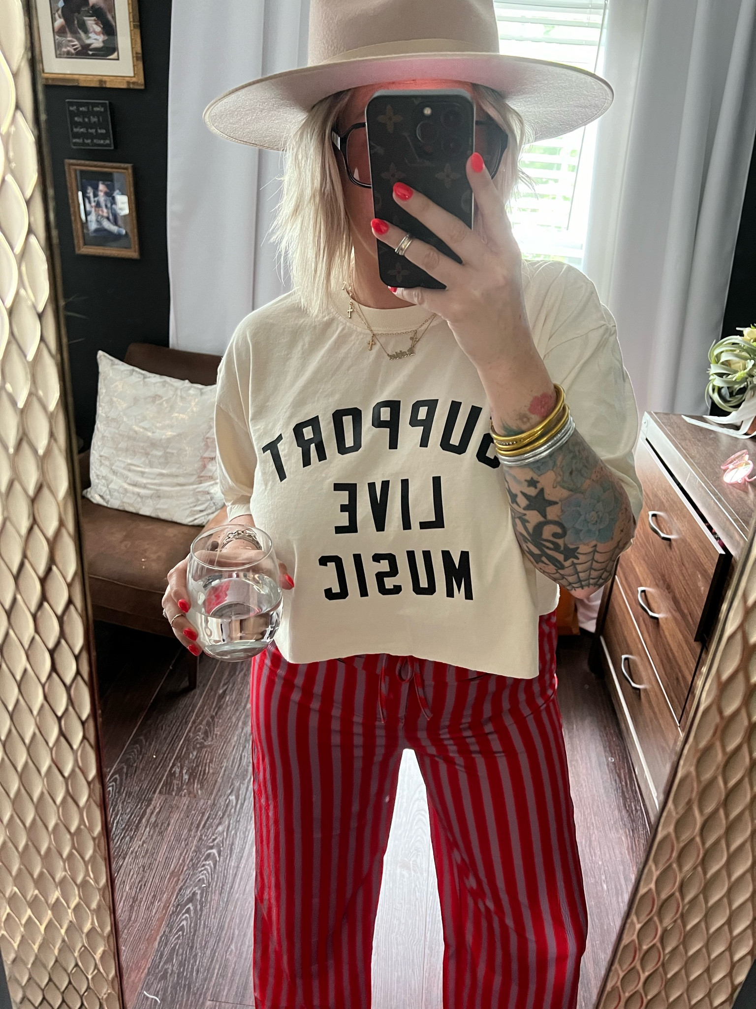 Concert outfit. I cut the bottom of my shirt to flatter my body type better 

#LTKMidsize #LTKStyleTip #LTKFindsUnder50