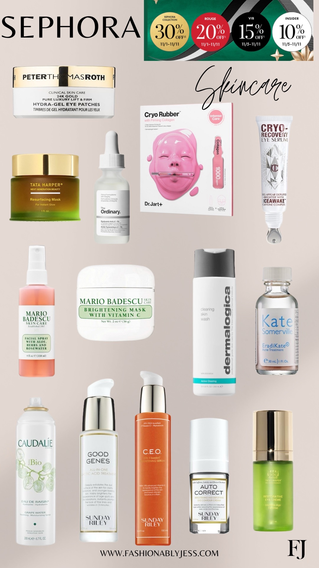 Skincare I love from Sephora sale 

#LTKOver40 #LTKGiftGuide #LTKBeauty