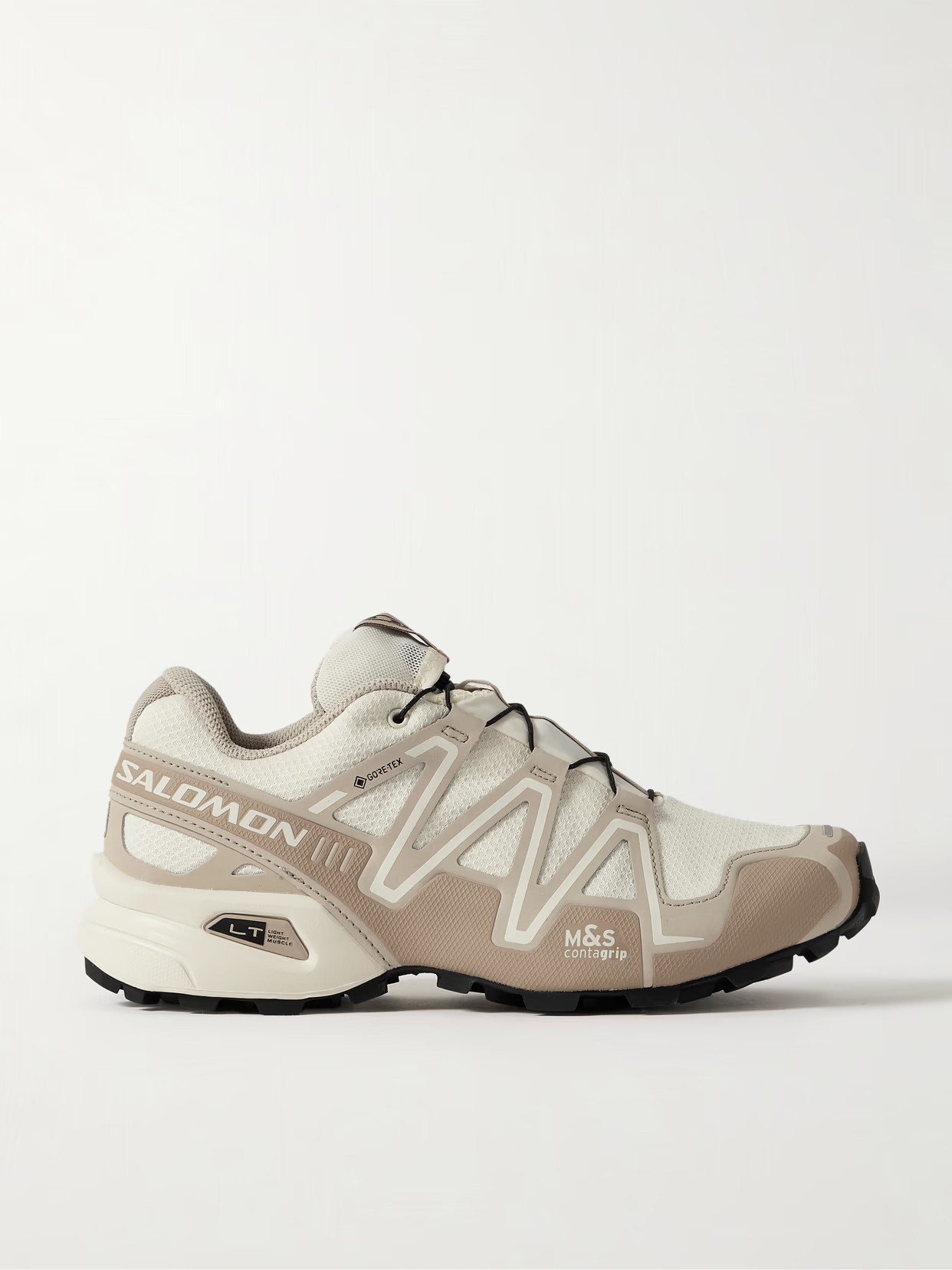 Salomon - Speedcross 3 Rubber-trimmed Mesh Sneakers - Cream | NET-A-PORTER (US)