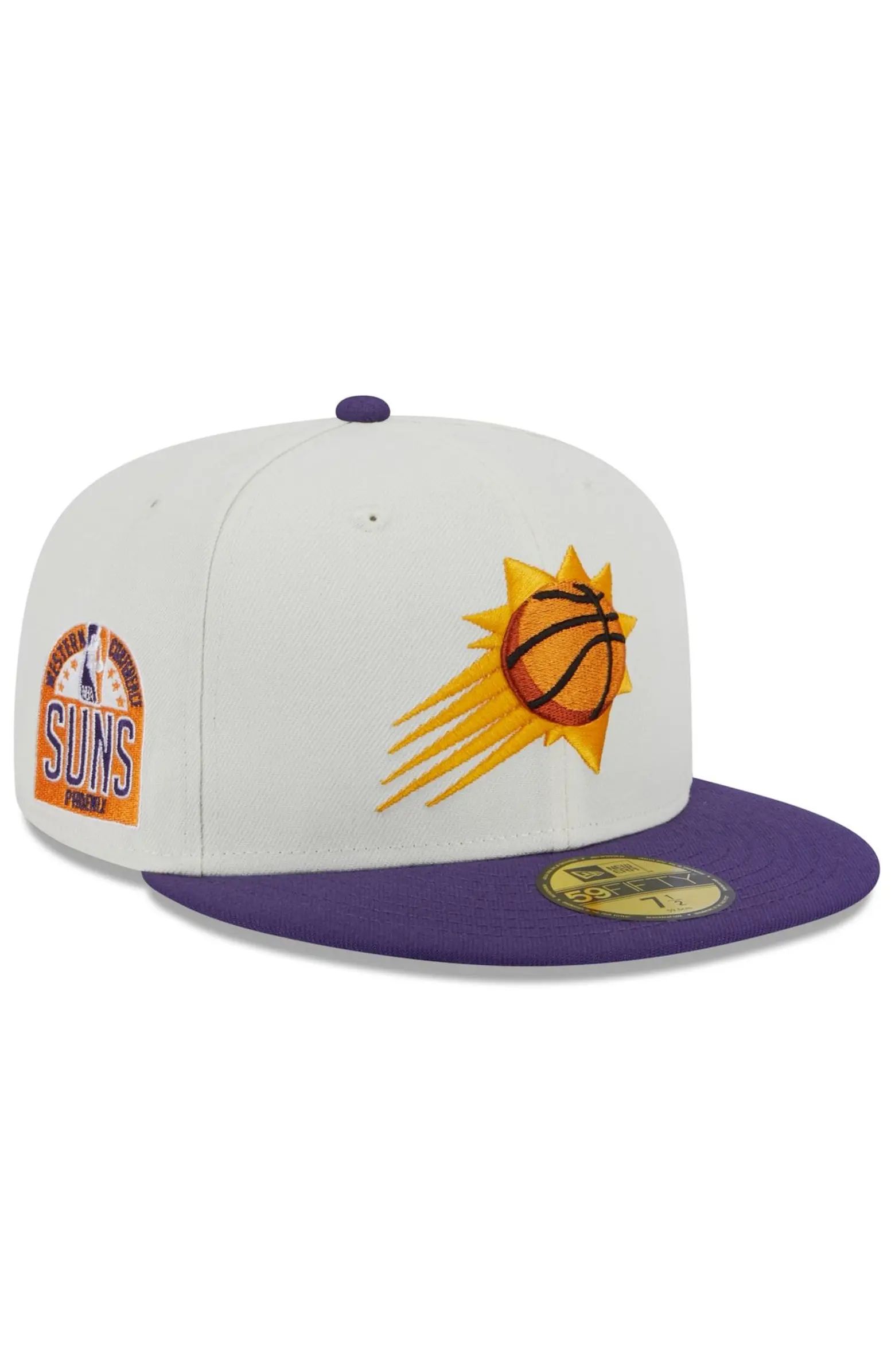 Men's New Era Cream/Purple Phoenix Suns Retro City Conference Side Patch 59FIFTY Fitted Hat | Nordstrom