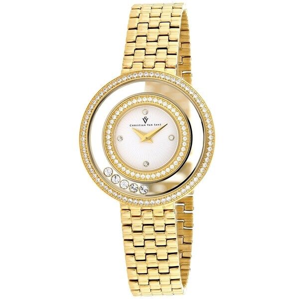 Christian Van Sant Women's Gracieuse White Dial Watch - CV4831 - One Size | Bed Bath & Beyond