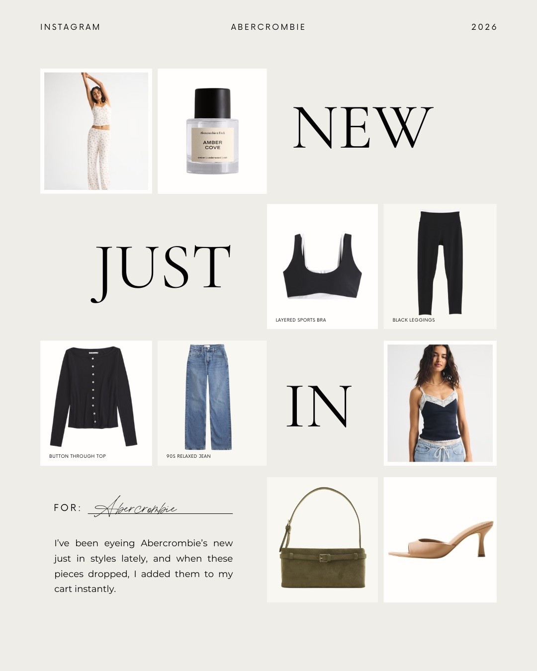 Just in at Abercrombie. Pieces I’m adding to my cart and styling all season long. 


#LTKActive #LTKootd #LTKgrwm