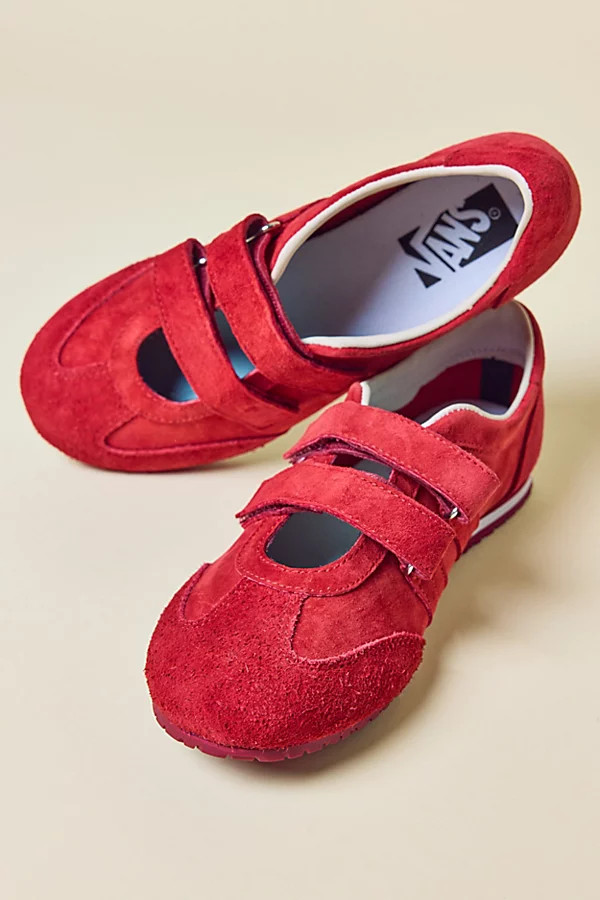 Vans Women's Suede Mary Jane Sneakers in Pig Suede Chili, Women's at Urban Outfitters | Urban Outfitters (US and RoW)