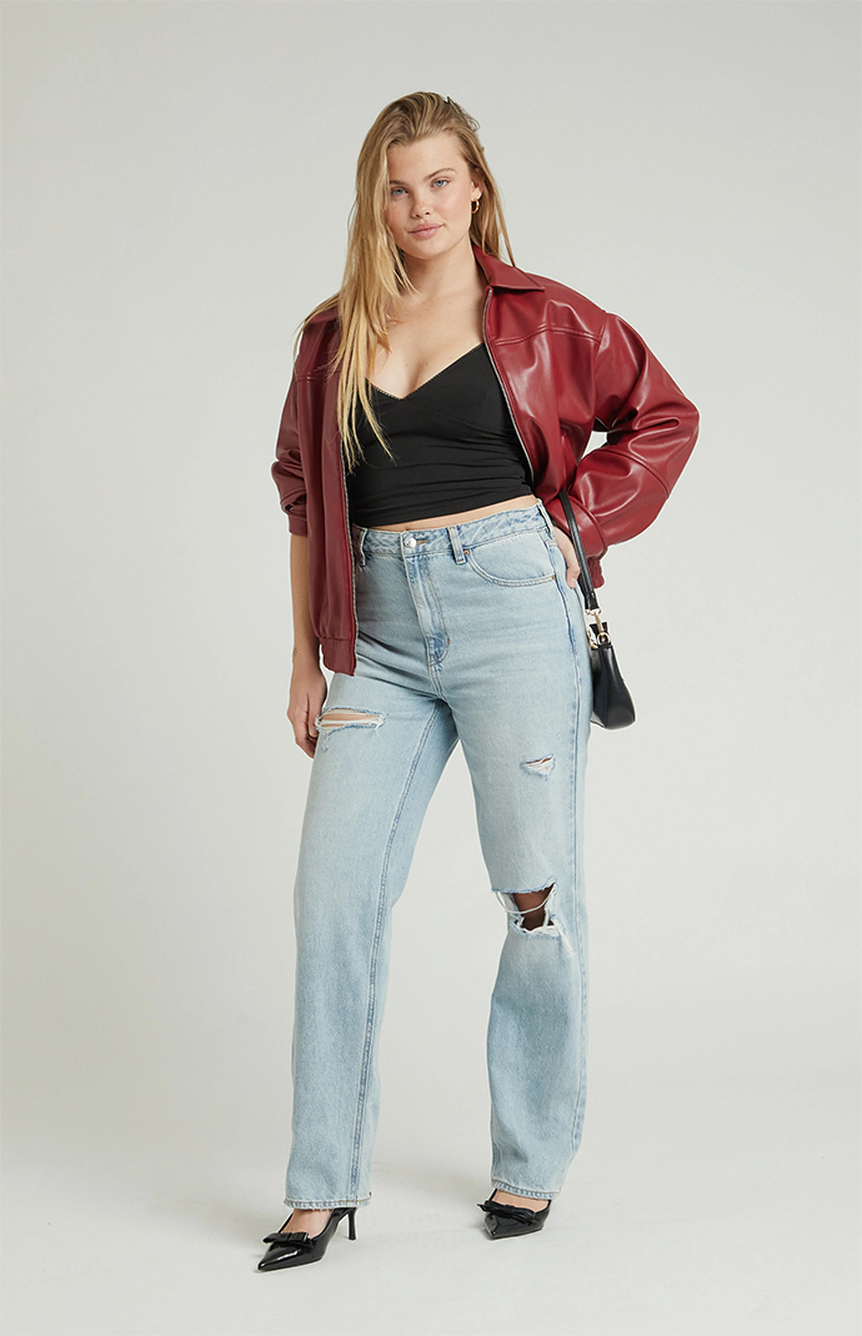 PacSun Light Indigo Ripped '90s Boyfriend Jeans | PacSun