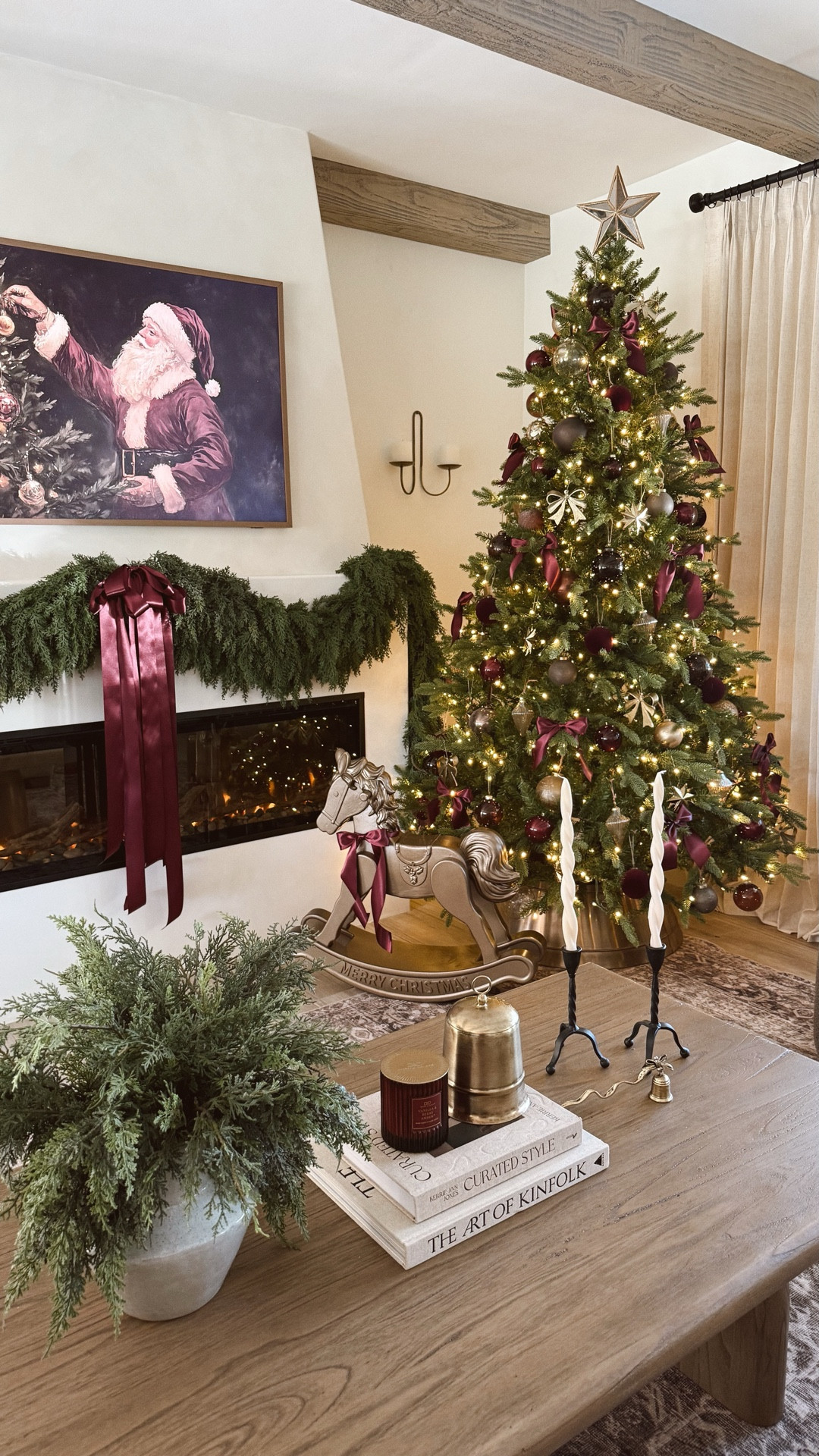 I wanted something that felt like an old-world, heirloom Christmas… so I gave this Walmart rocking horse a full brass makeover. 🤎🐎✨
Now it looks like it came straight out of a Ralph Lauren holiday catalog. Truly one of my favorite DIYs this year 🥹


#christmasdecor #holidayhome #heirloomchristmas #diyproject #modernchristmasdecor #walmartfinds #ralphlaureninspired

#LTKFindsUnder100 #LTKHoliday #LTKHome