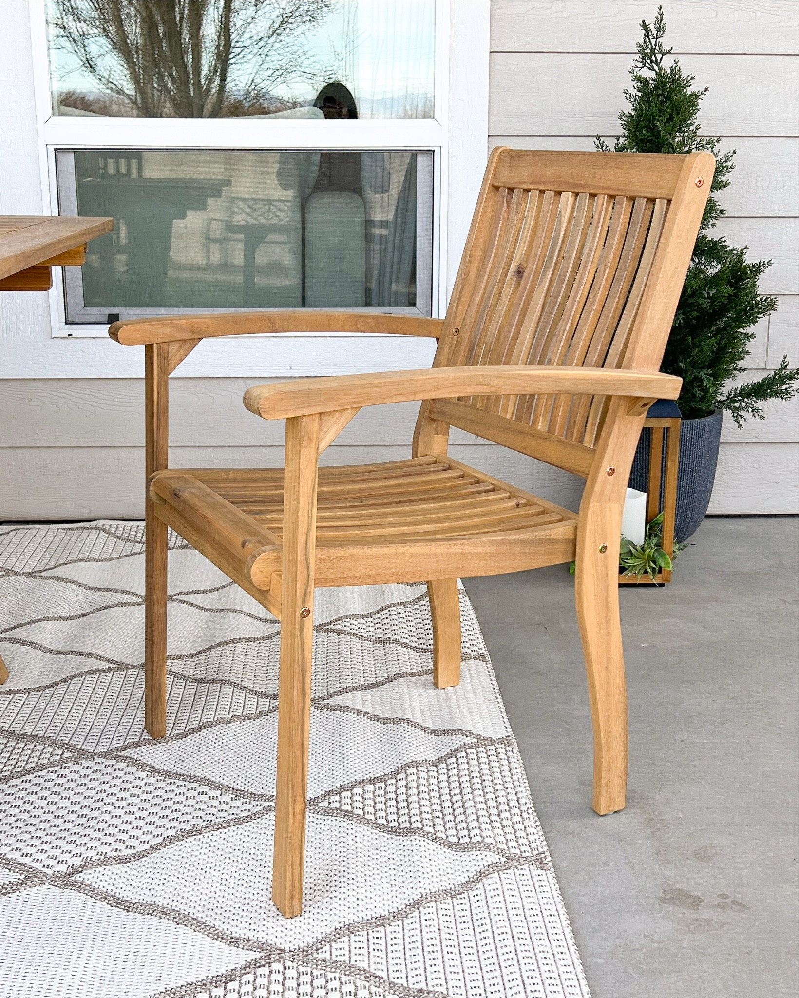 Patio Dining Table. Acacia Wood 7 Piece Patio Dining Sets for 6 with Expandable Teak Dining 

#LTKSeasonal #LTKHome #LTKSaleAlert