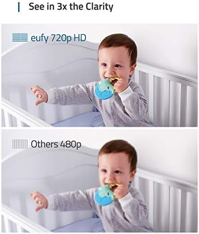 Video Baby Monitor, eufy Baby, Video Baby Monitor with Camera and Audio, 720p HD Resolution, Nigh... | Amazon (US)