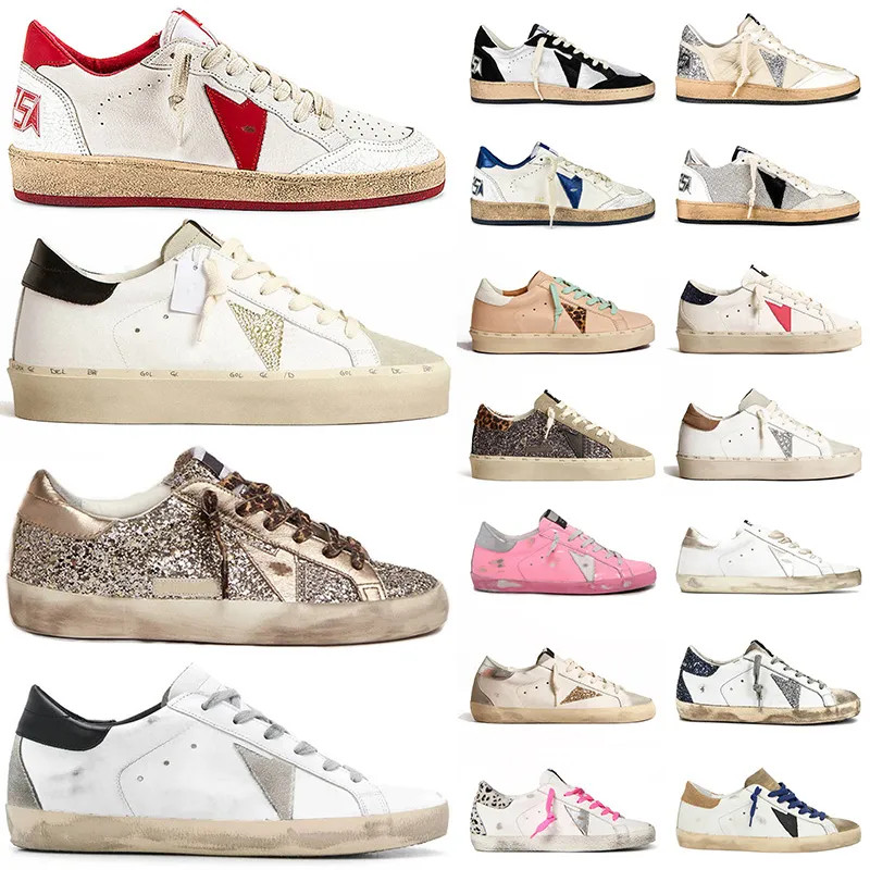 golden sneakers mens dress shoes designer women heels superstar dirty super star black white pink... | DHGate