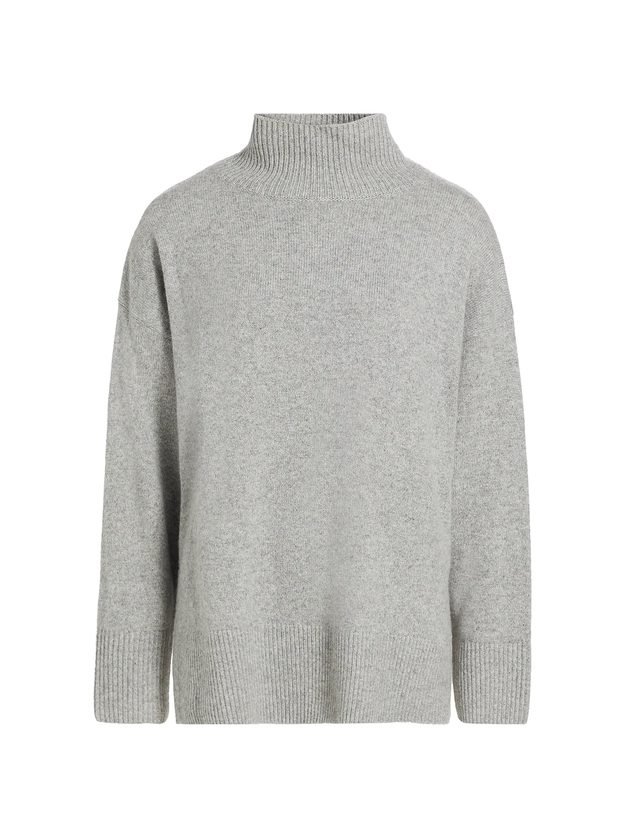 Wool-Cashmere Drop-Shoulder Turtleneck Sweater | Saks Fifth Avenue