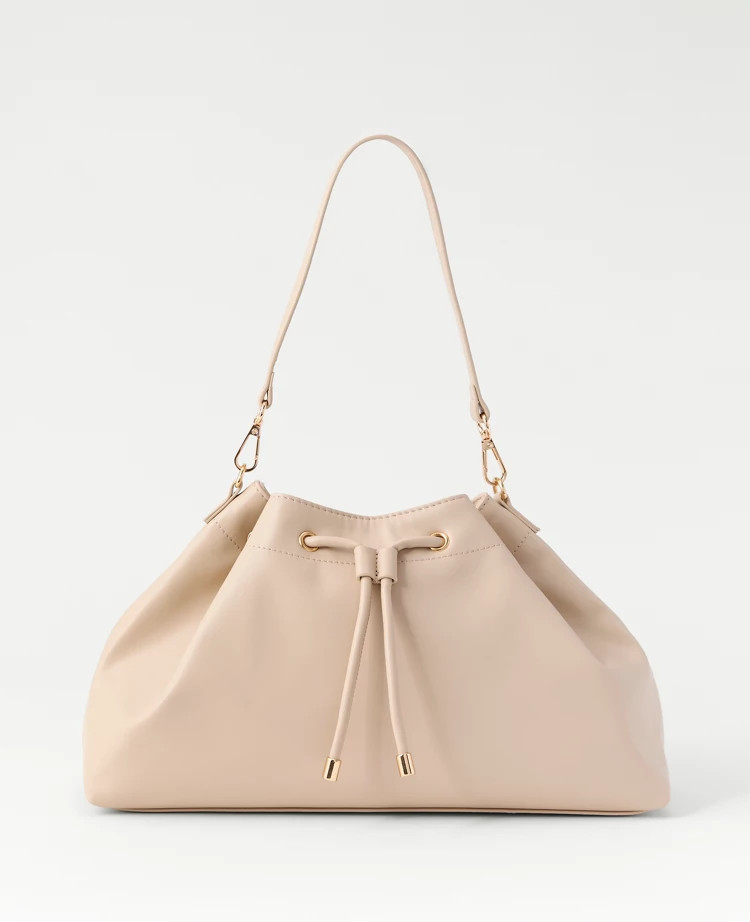 Drawstring Shoulder Bag | Ann Taylor