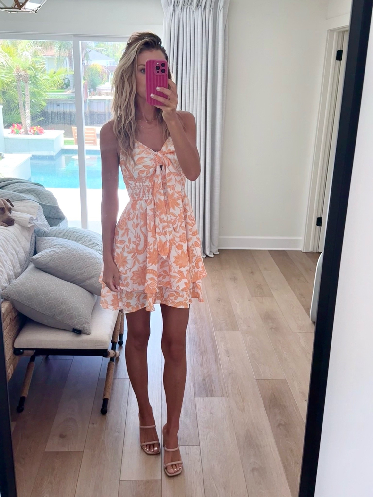 Beach vacation dress orange and white sun dress, Florida trip summer style fashion outfit birthday dress

#LTKSeasonal #LTKTall #LTKSaleAlert