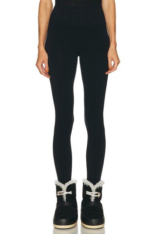 Perfect Moment Perfect Thermal Legging in Black - Black. Size S (also in L, M, XS). | FWRD 