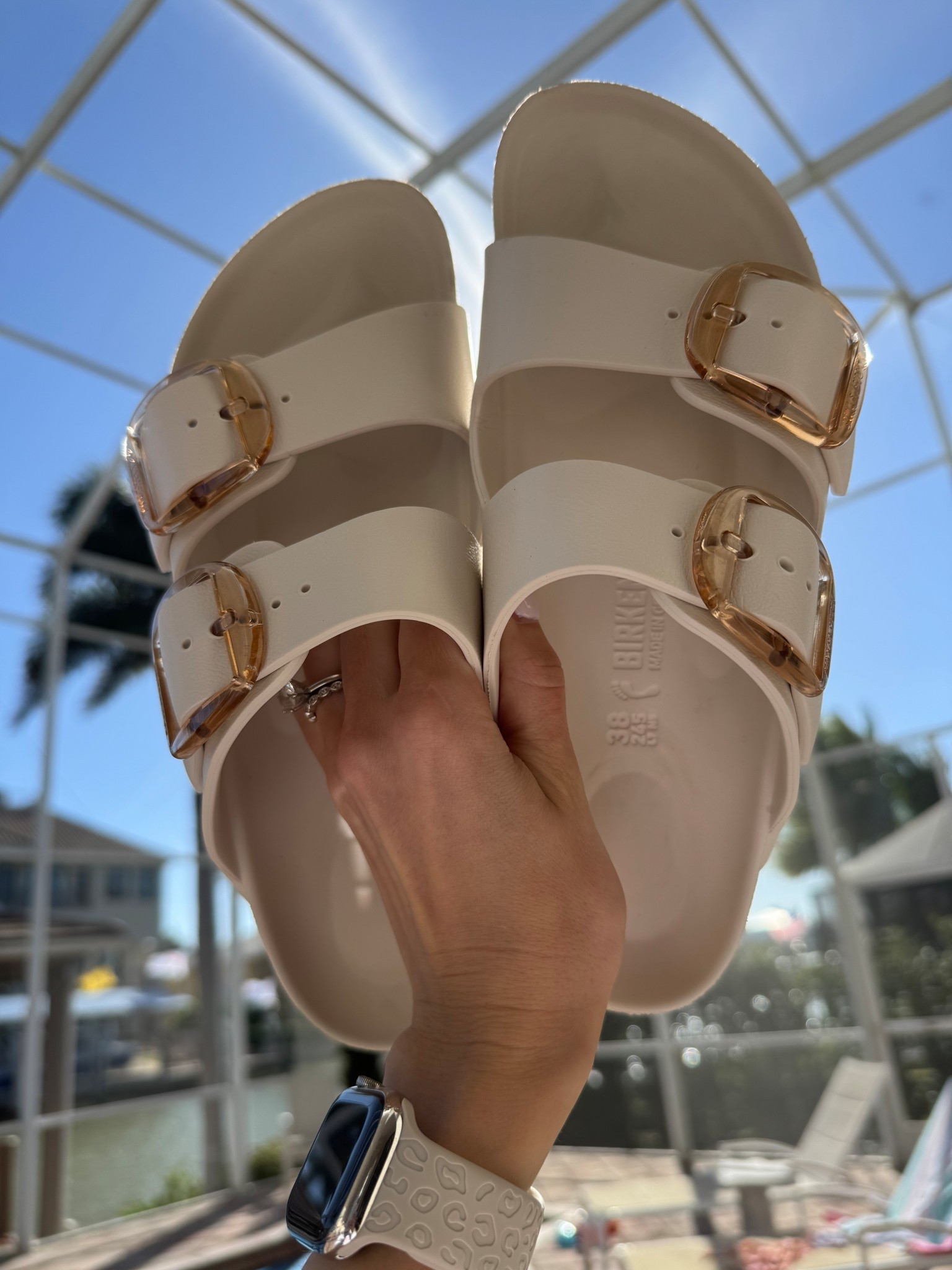 New Birkenstocks are 😍😍 grab now for spring break + summer! My go to for the beach, pool + lake!

#LTKSwim #LTKSeasonal #LTKTravel