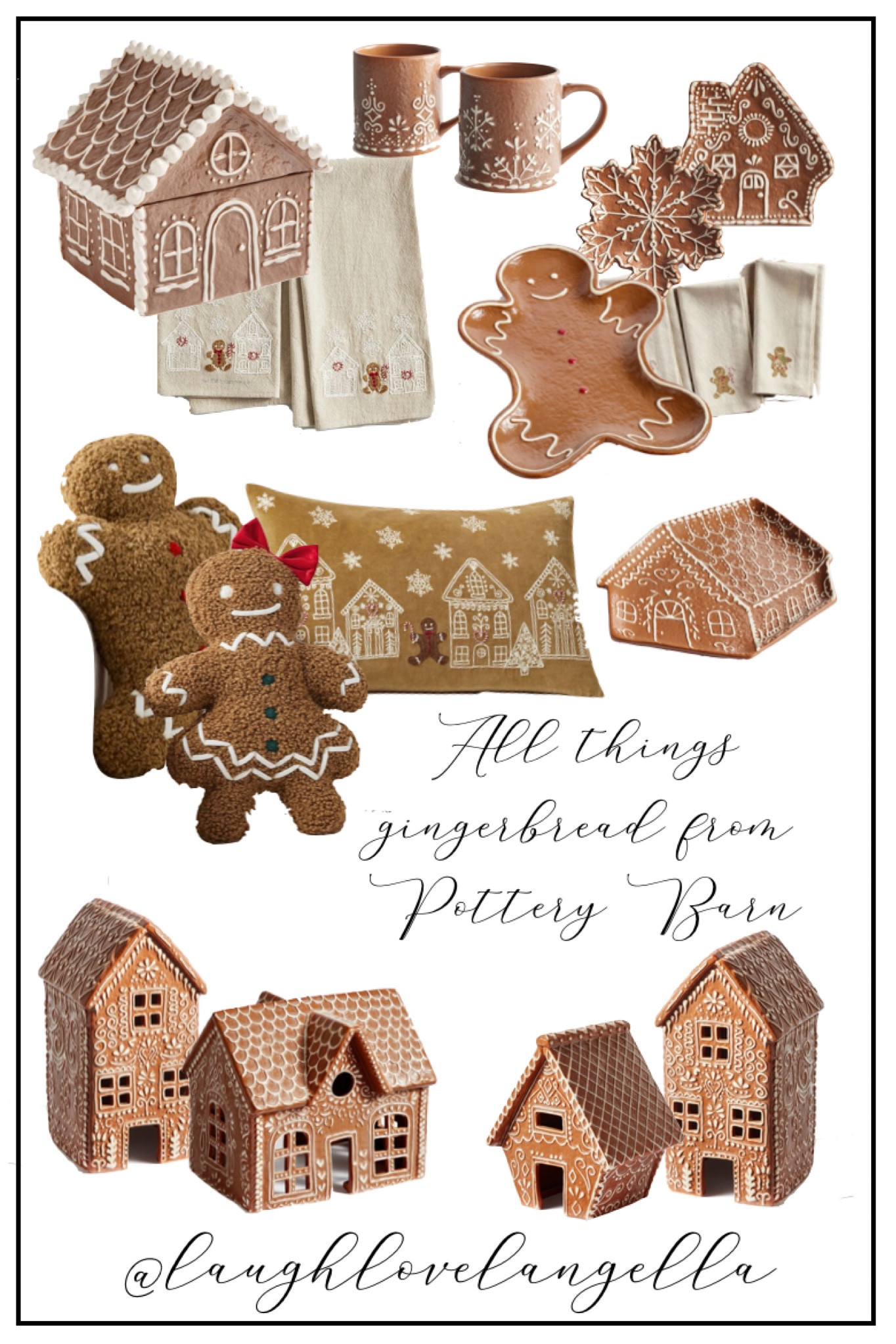 Pottery Barn Gingerbread items 2023

#LTKSeasonal #LTKhome