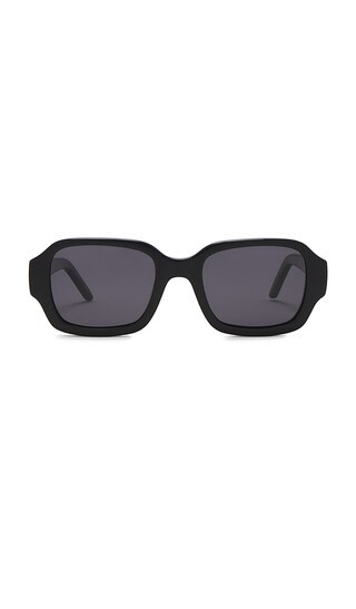 BRU Eyewear Olan Rectangle Sunglasses in Navy. | Revolve Clothing (Global)