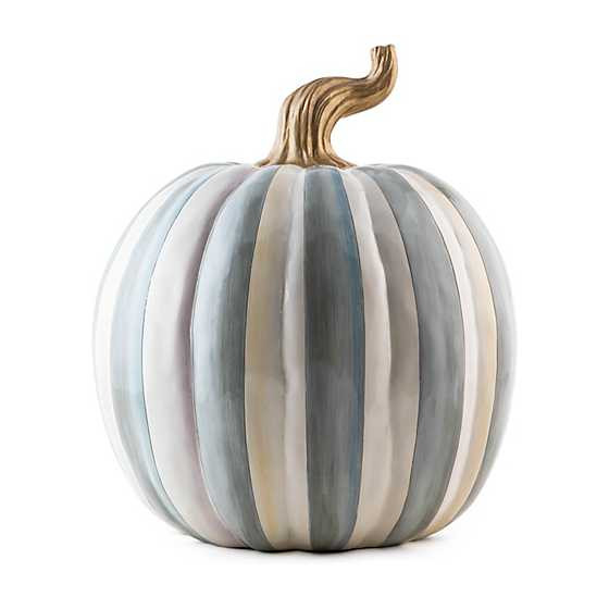 Sterling Stripe Medium Pumpkin | MacKenzie-Childs