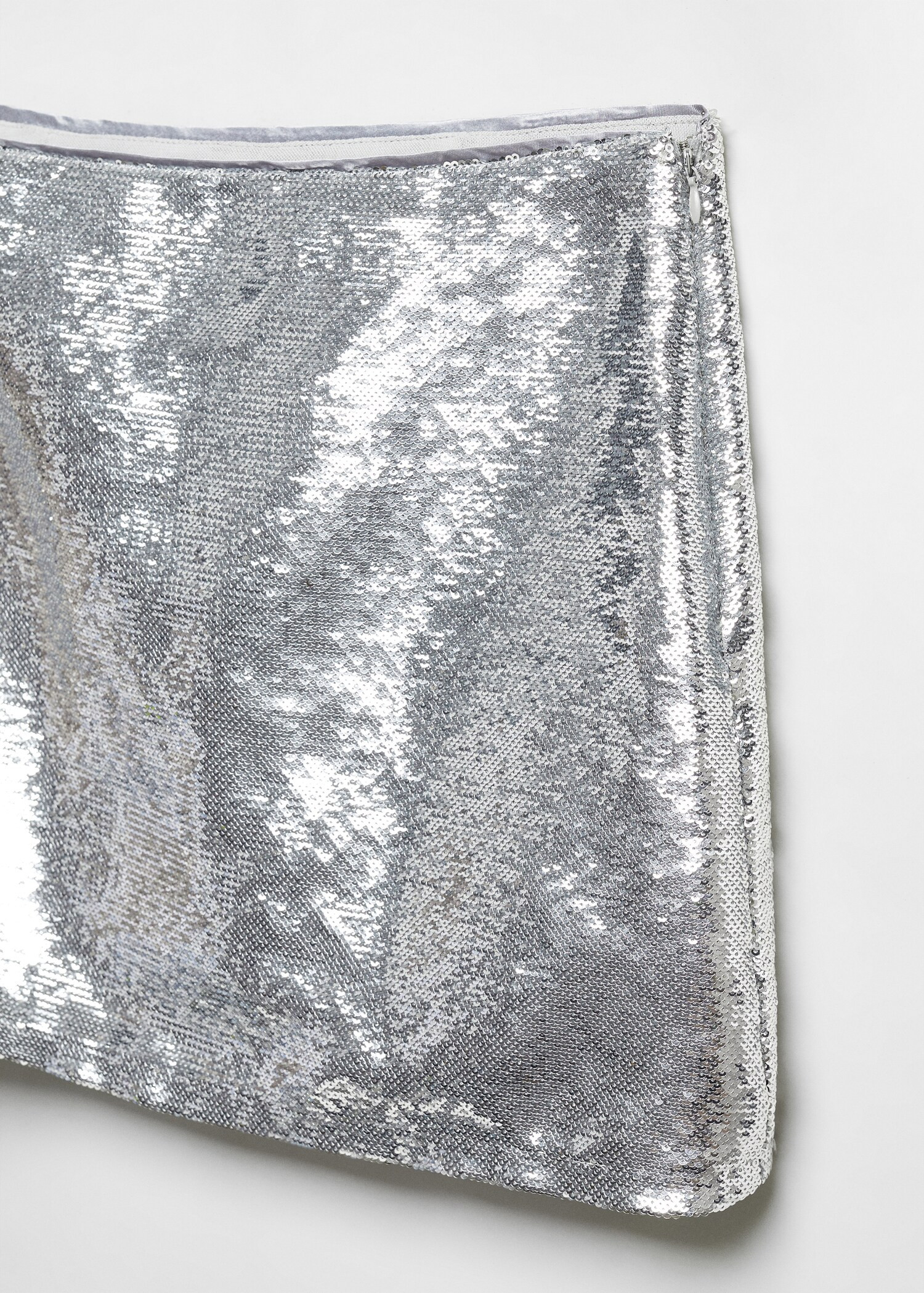 Sequin miniskirt - Woman | MANGO United Kingdom | MANGO (UK)