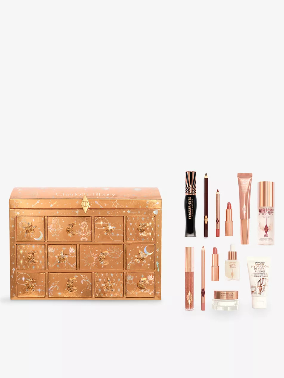 Charlotte's Beauty Treasure Chest 12-Door Beauty Advent Calendar 2025 Worth £264 | Selfridges