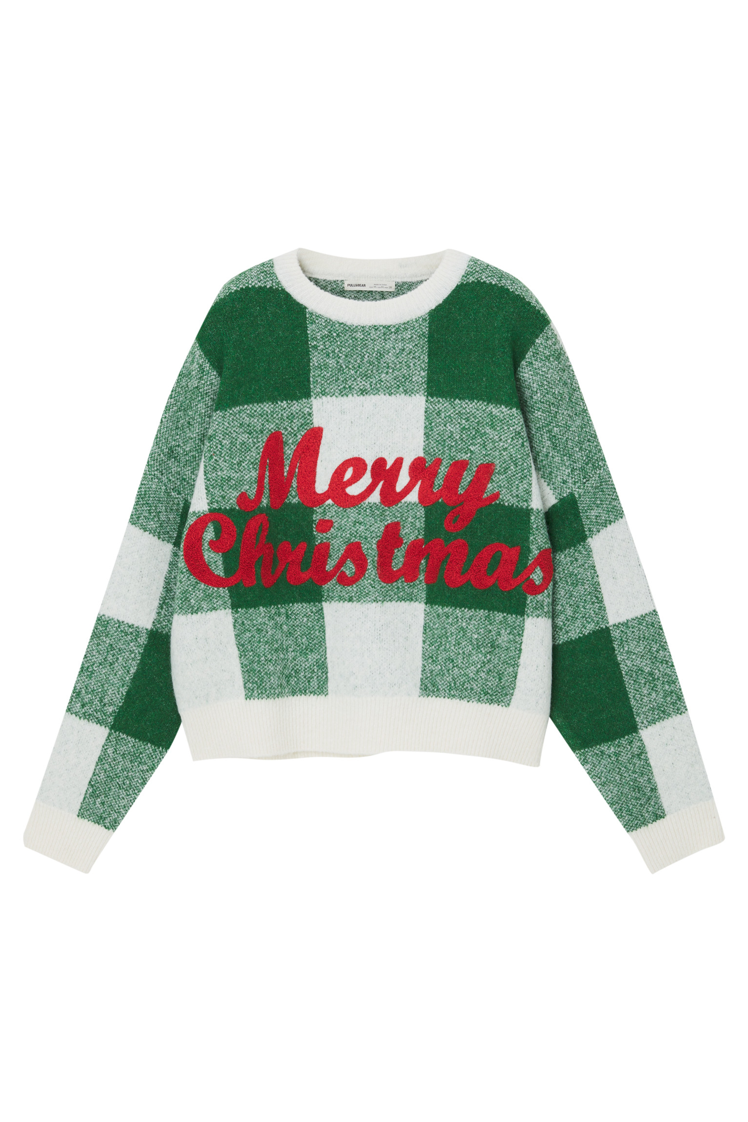 Check Christmas jumper | PULL and BEAR UK