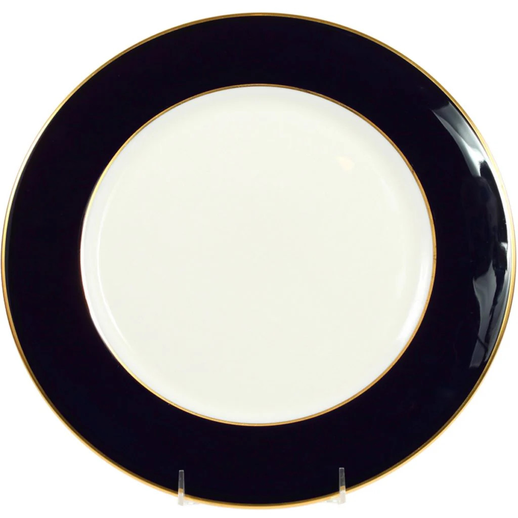 Colorsheen Navy Gold Ultra-White Charger | Fête