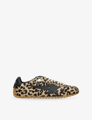 Marathon Speed 55671 Exclusive Pony Hair-Leather Trainers | Selfridges