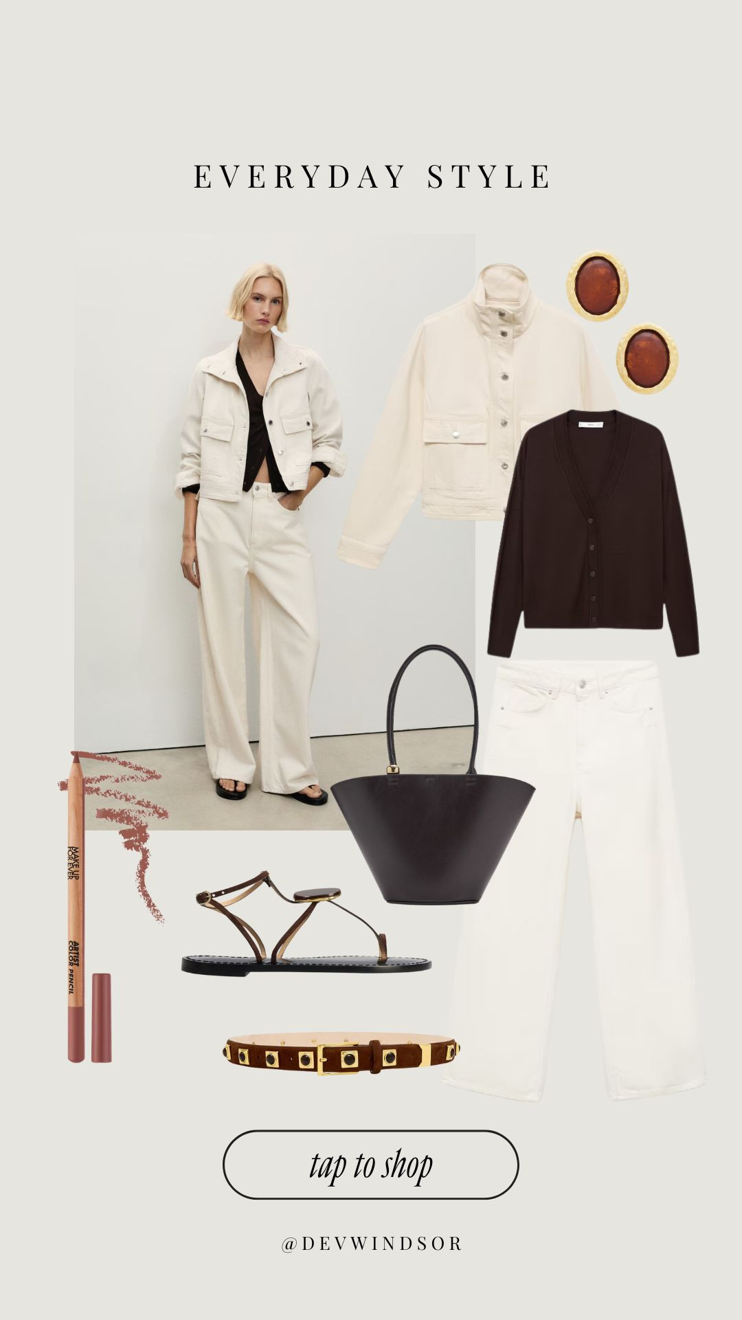 Everyday style feat. neutral tones🤎 

 #LTKStyleTip #LTKBeauty #LTKShoeCrush