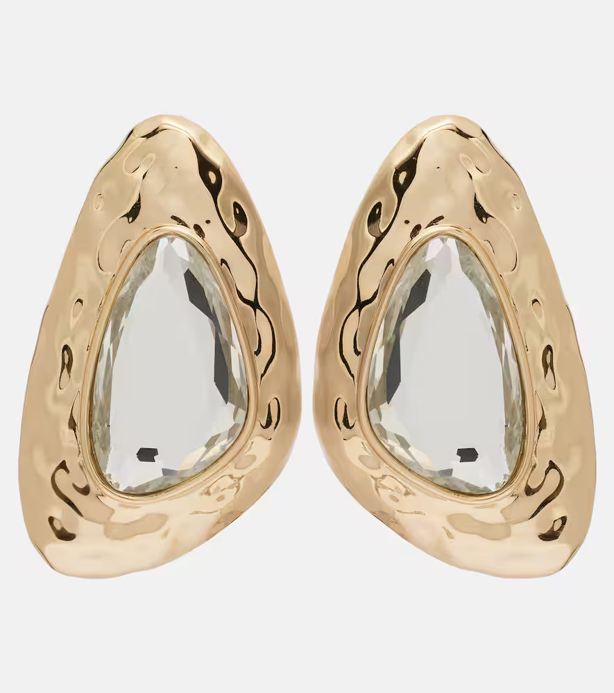 Self-Portrait Crystal-embellished earrings | Mytheresa (UK)