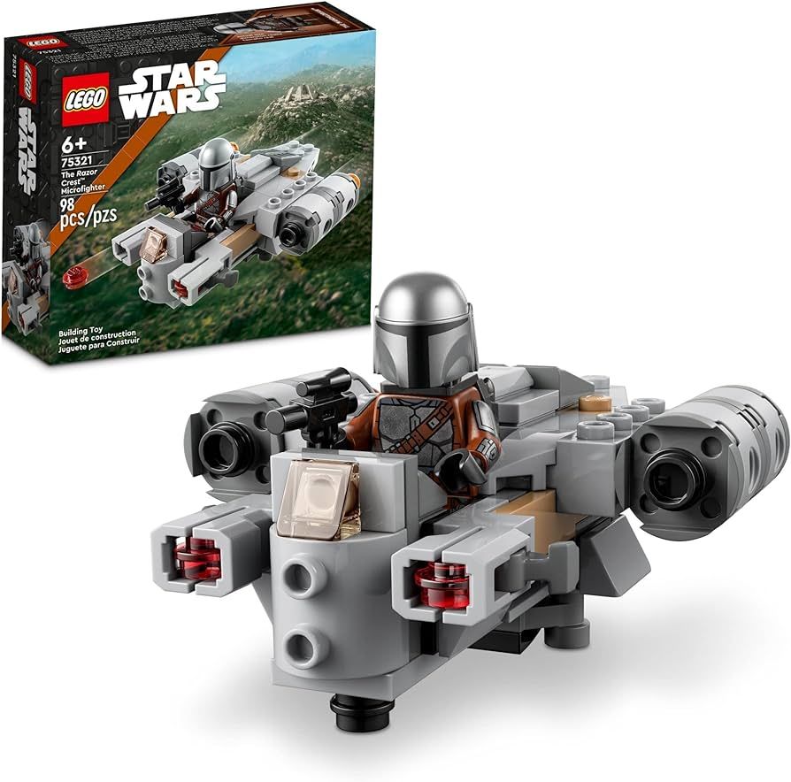 LEGO Star Wars The Razor Crest Microfighter 75321 Toy Building Kit for Kids Aged 6 and Up; Quick-... | Amazon (US)