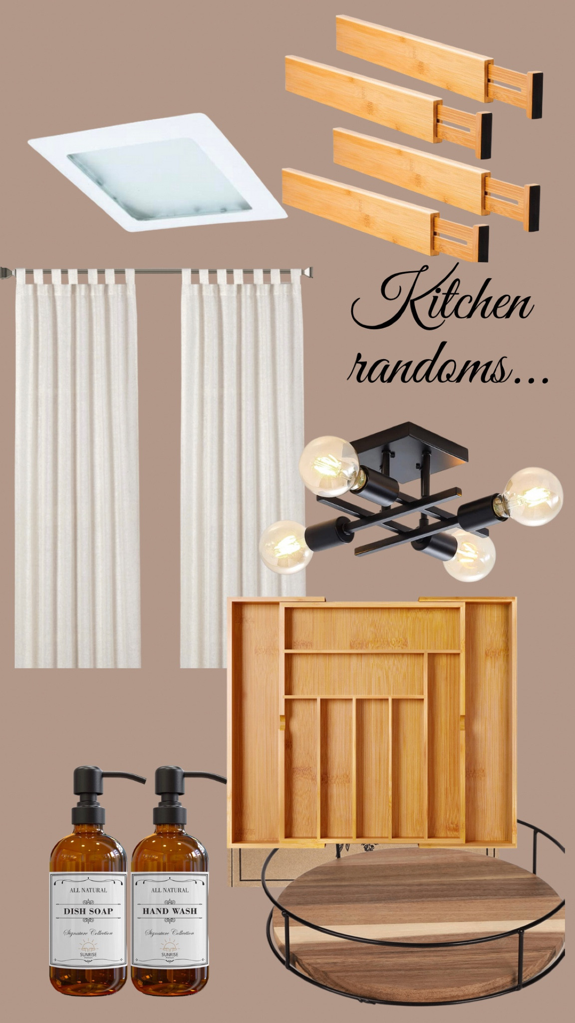 A few kitchen randoms are on sale. The light fixture is on SUPER sale!!!
#blackfridaysale
#amazonfavorites

#LTKunder50
