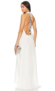 My Beachy Side Halter Neck Maxi Dress in Ivory from Revolve.com | Revolve Clothing (Global)