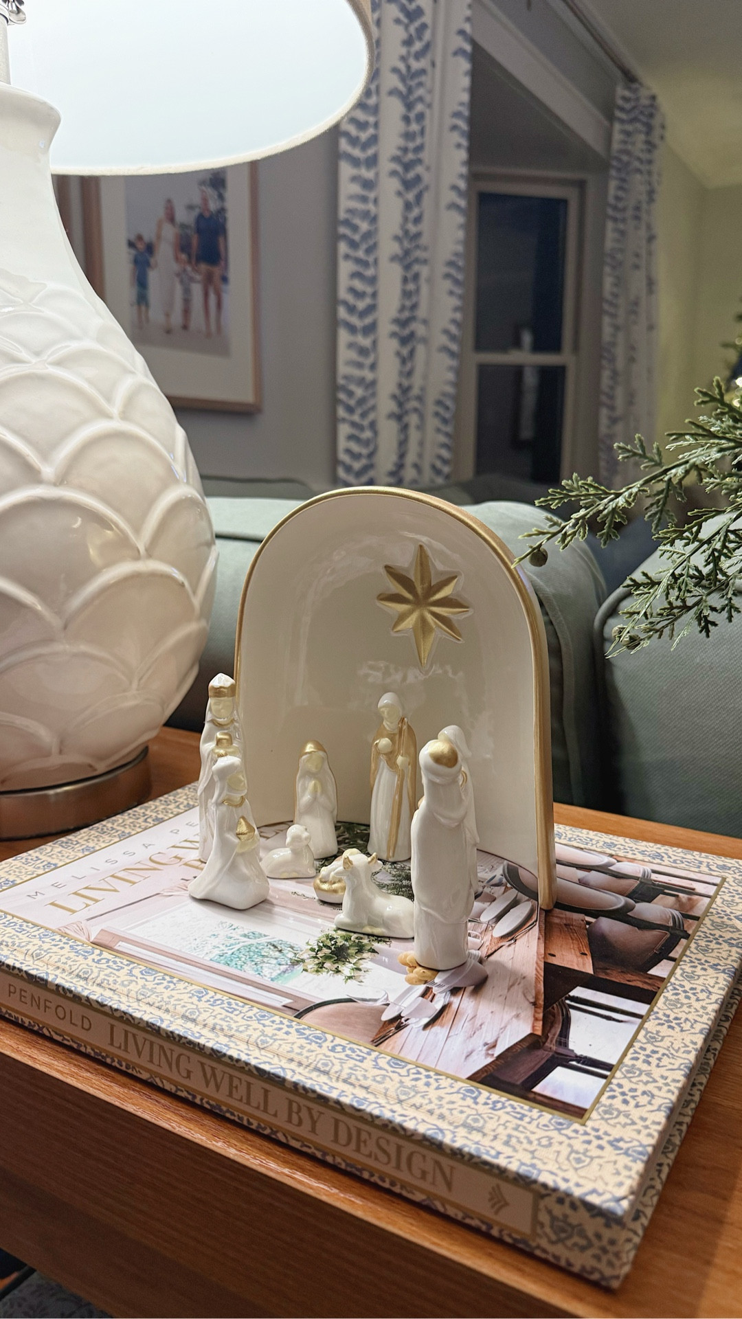 My Christmas nativity (very similar) is back in stock this year.  

#LTKHoliday