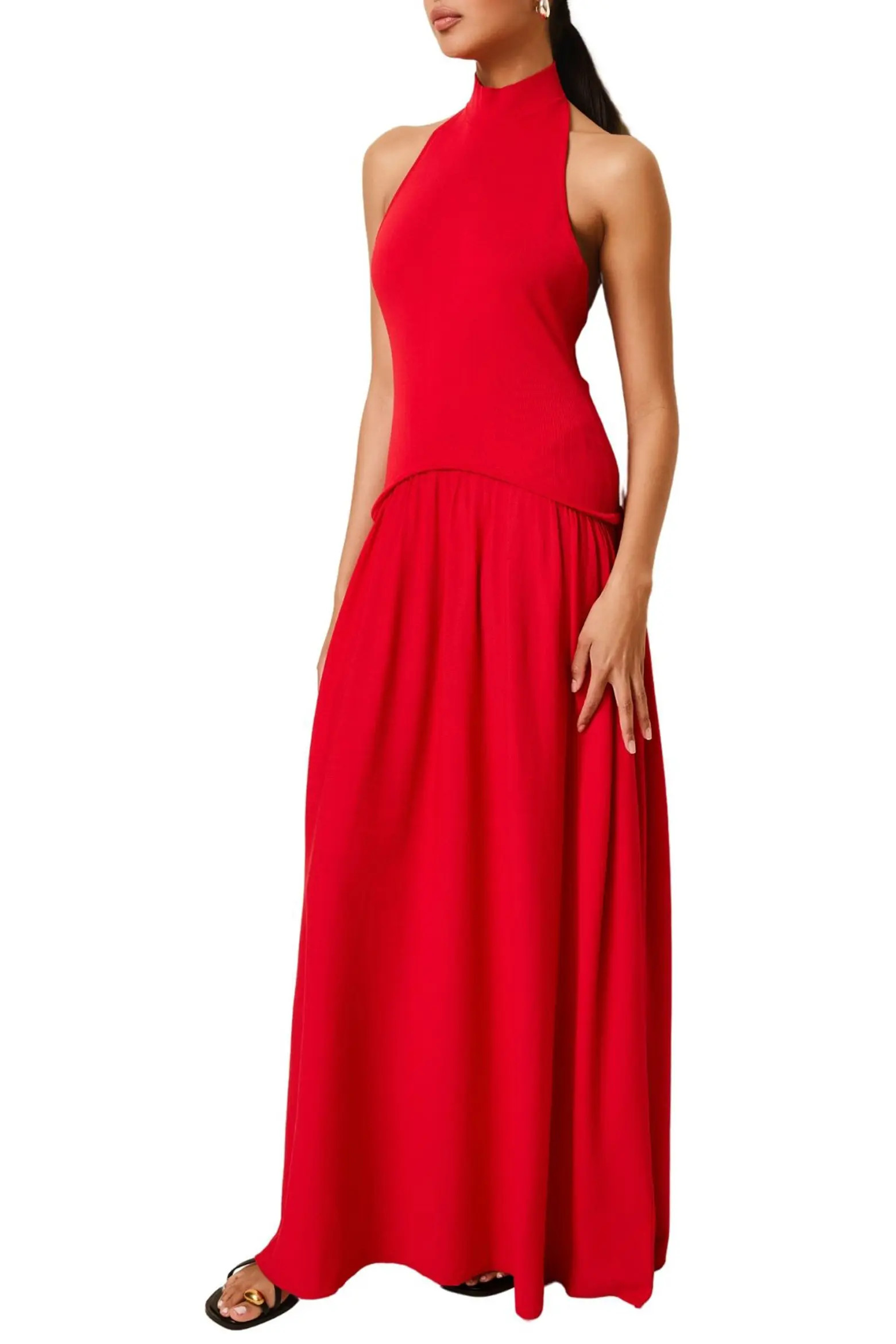 Solid & Striped The Soglio Halter Maxi Dress (Women) | Nordstrom | Nordstrom
