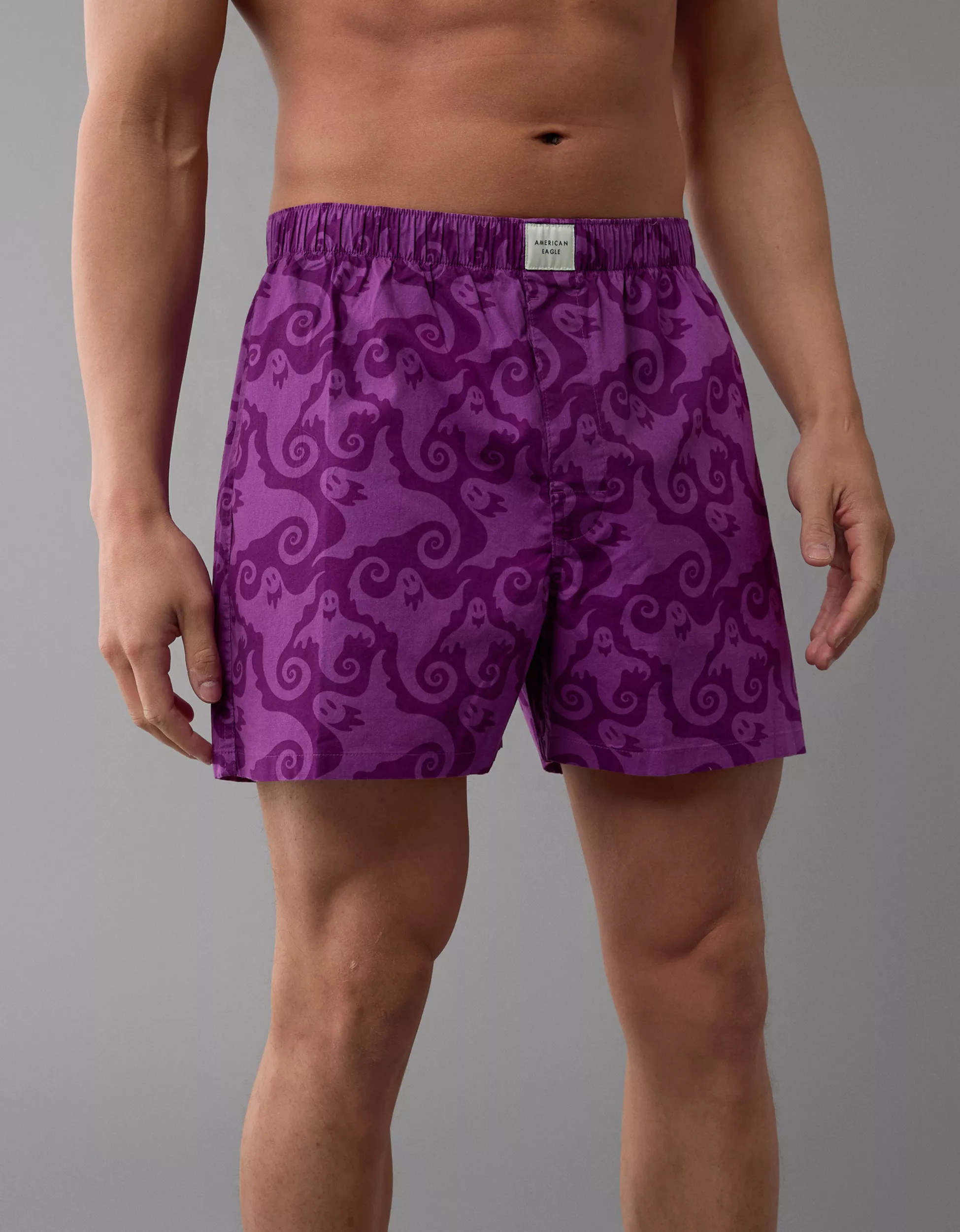 AEO Men's Ghosts Halloween Stretch Boxer Short | American Eagle Outfitters (US & CA)