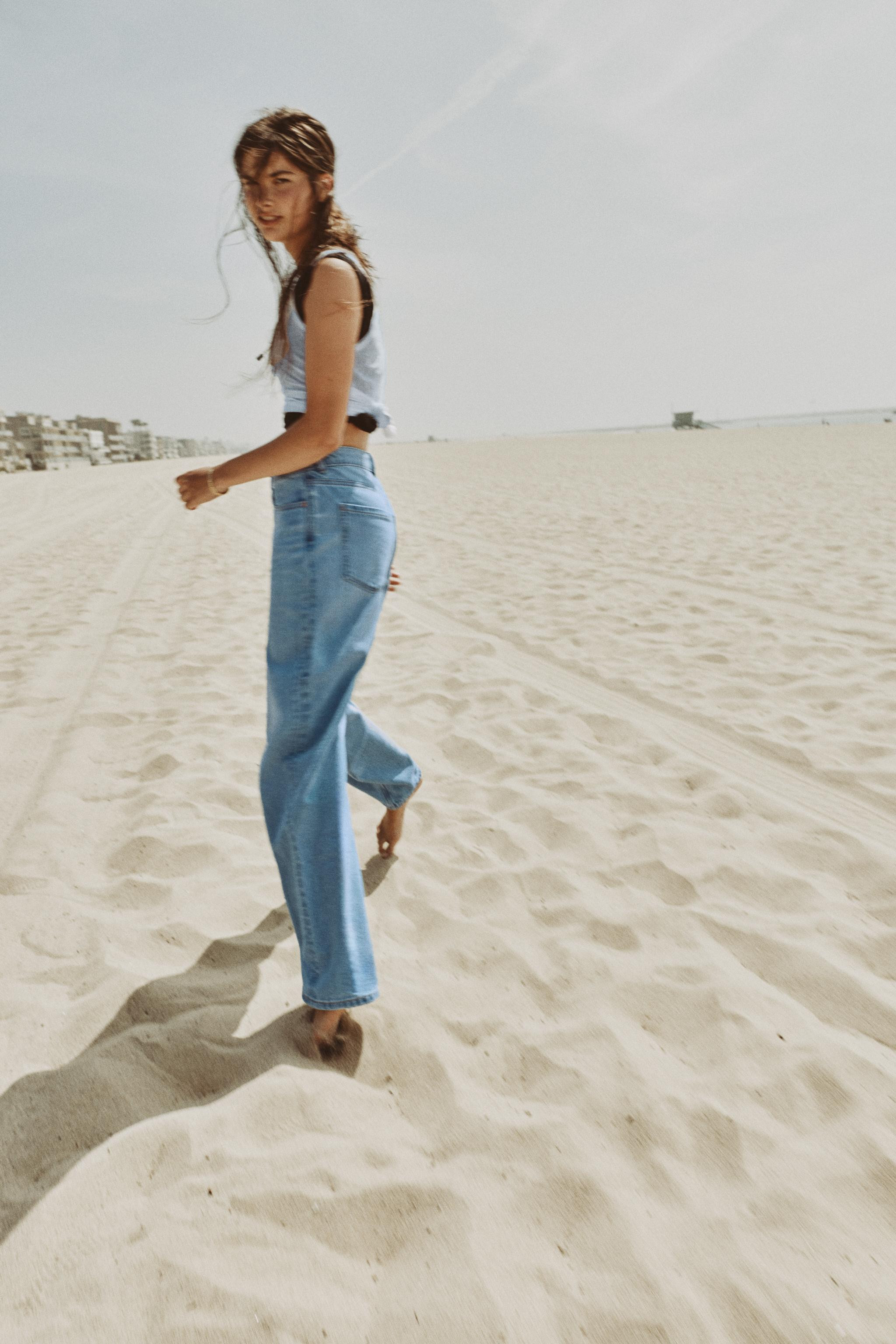 Z1975 HI-RISE STRAIGHT LONG LENGTH JEANS | Zara US