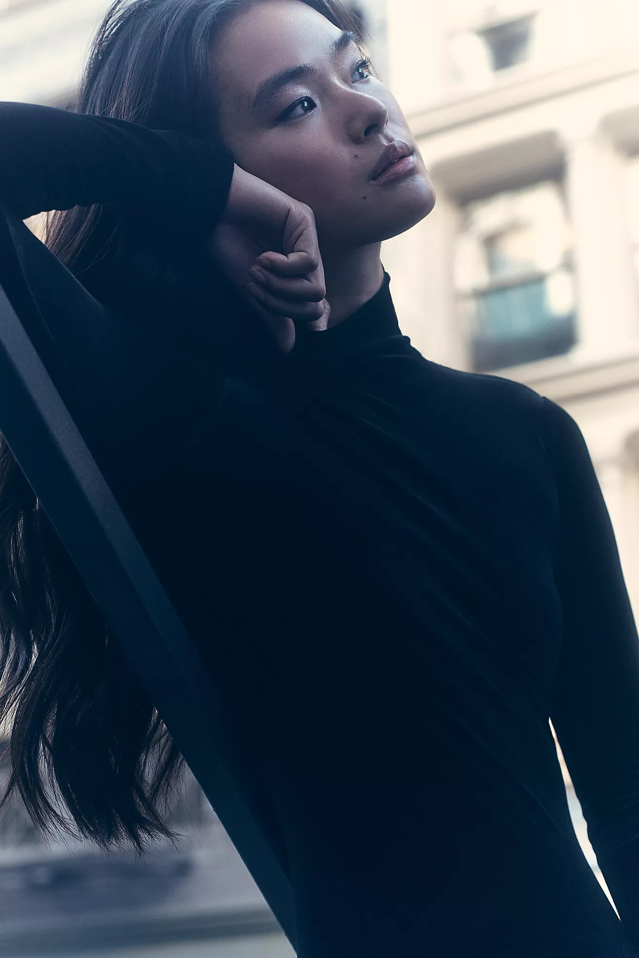 By Anthropologie Ribbed Long-Sleeve Turtleneck | Anthropologie (US)