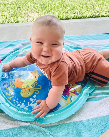 Fun summer activity for a baby! Bruce loved this water play mat😍 we spend hours on it!💛💙

Walmart, baby toy, summer toy, baby boy

#LTKbaby #LTKunder50 #LTKfamily