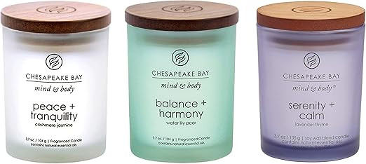 Chesapeake Bay Candle Peace + Tranquility, Balance + Harmony, Serenity + Calm Scented Candle Gift... | Amazon (US)