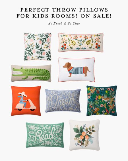 Use code HOME20 for 20% off! Gorgeous embroidered throw pillows! So perfect for a baby, kid or teen room! 
-
Floral throw pillows - bugs throw pillow - stamps throw pillow - quotes throw pillows - reading throw pillows - kids bedroom decor - teen room decor - living room decor - Rifle Paper Co throw pillows - home decor - colorful throw pillows - alligator throw pillow - dachshund throw pillow 

#LTKsalealert #LTKhome #LTKkids