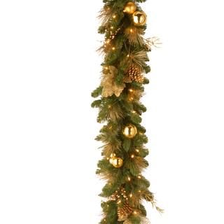 6' x 12" Pre-lit Decorative Collection Elegance Artificial Christmas Garland with Berries, Pine C... | Michaels Stores