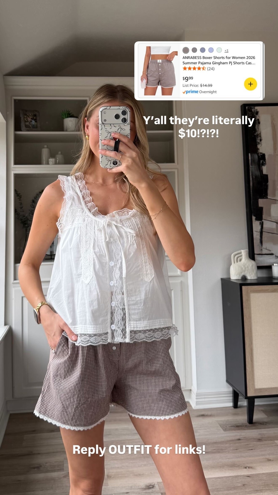 Y’all they’re literally $10!?!?! Size M im boxer shorts and tank! 

#LTKootd #LTKmomlife