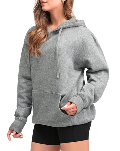 Aon Apparel Women's Dark Grey Hoodie – High Natural Cotton Blend for Breathability and Softness, Sensitive Skin Friendly Women Hoodies | Grey Hoodie Women Fashion | Charcoal Sweatshirt (Graphite 3XL) | Amazon (US)