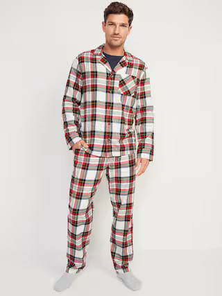 Matching Plaid Flannel Pajama Set for Men | Old Navy (US)